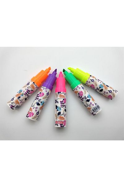 Globox Printed Highlighter Set 5 Pieces