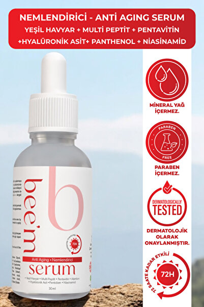 Anti-aging Ve Nemlendirici 72 Saat Etkili Leke Karşıtı Serum 30 ml