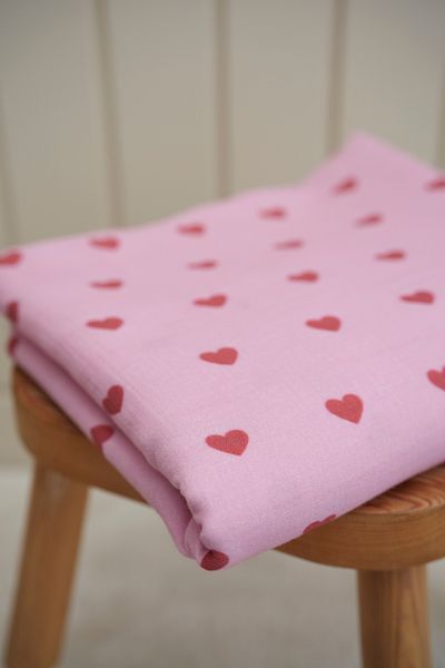 Tuğba Kuğu Printed Muslin Fabric |   Sweet Hearts