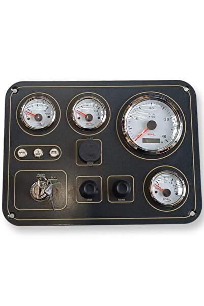 ErolMarin Tekne ve yat hazır gösterge panel seti aliminyum kasa 31*23
