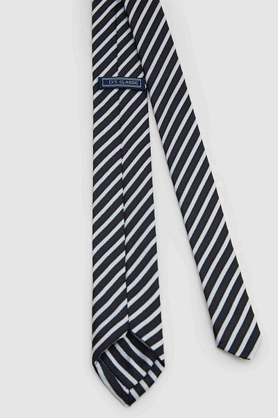 D'S Damat Ds Groom Black Patterned 5.5 cm Tie