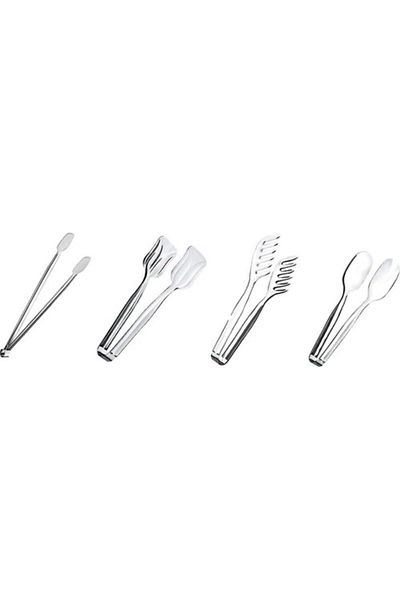 STOREMAX Sellbuystore Metal Tongs Set of 4 1053513