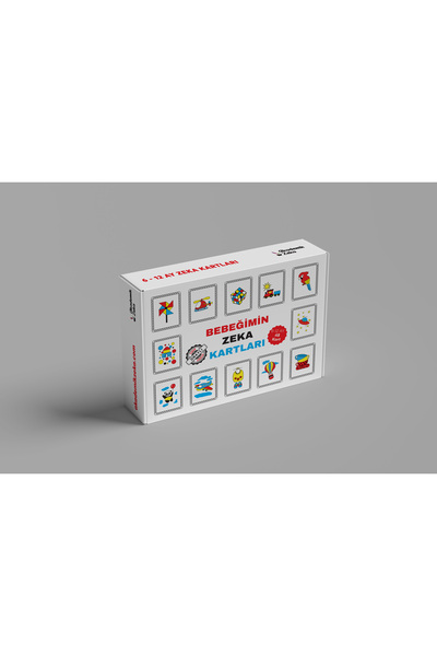 akademik zeka Bebeğimin Zeka Kartları 0-12 Ay