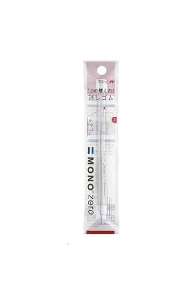 Tombow Mono Zero Pencil Eraser Refill Round Tip (2 Pieces)