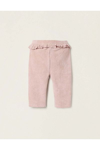 Ziddy CORDUROY TROUSERS FOR NEWBORN GIRLS PINK