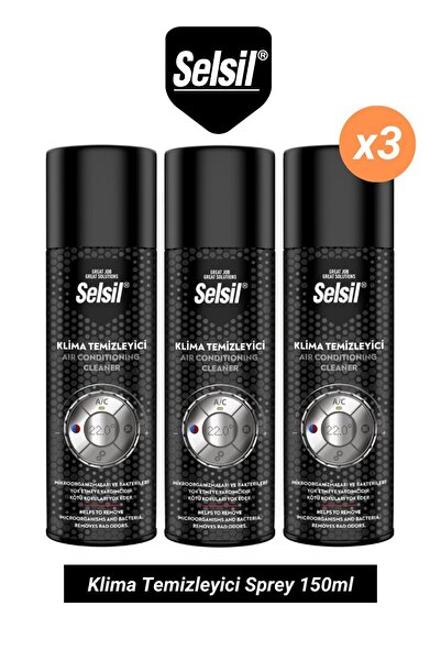 Selsil Klima Temizleyici Sprey 150ml x 3 Adet