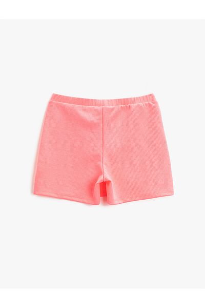 Koton Girl's Pink Shorts Skirt