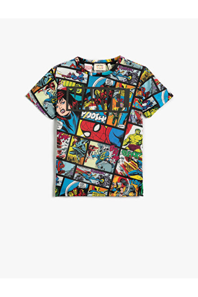 Koton Licencované tričko s krátkým rukávem s potiskem Marvel