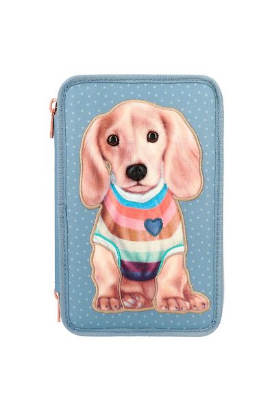 Top Model TOPModel Triple Pencil Bag Dog