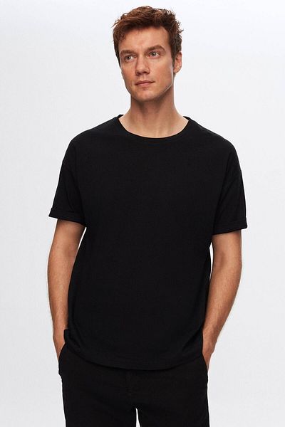 D'S Damat Ds Damat Μαύρο/Ανθρακί/Μπορντό/Γκρι/Λευκό 5 τεμαχίων Oversize 100% βαμβακερό μπλουζάκι