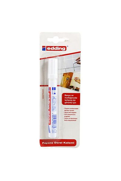 Edding White Bulk Tile Marker - Plastic Body