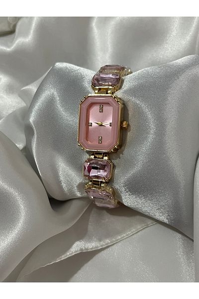 QUARTZ Countess Saw Model Zircon Stone Stylish Women's Wristwatch