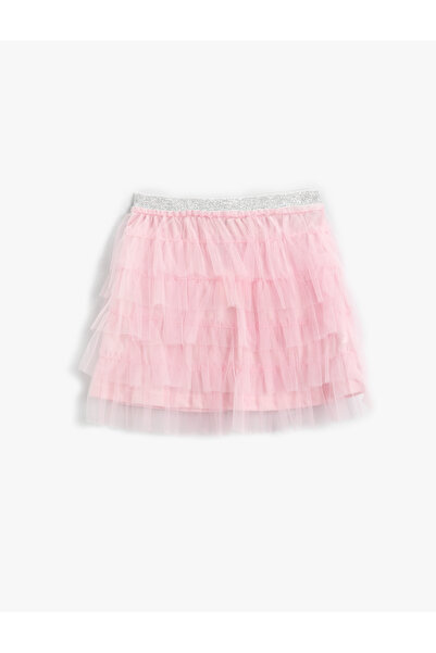Koton Φούστα τούτου με ελαστική μέση με γκλίτερ
