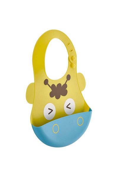 Babyjem Baveta BabyJem din silicon Soft Baby Bib Culoare: Galben