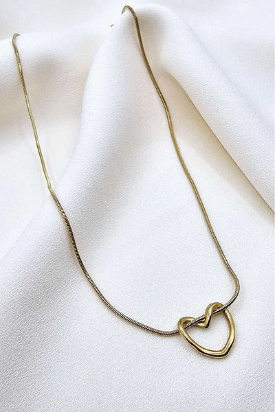 OFELİA Unbreakable Steel Heart Knot Pendant