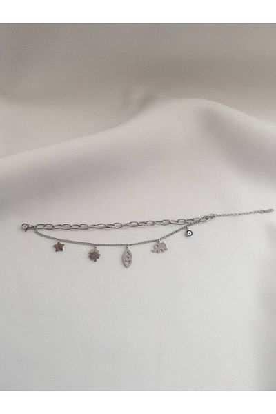 minnejewelry Charm Bracelet - Steel Chain Bracelet