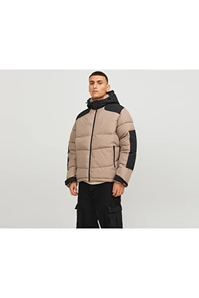 Jack & Jones Jack Jones Jcootis Sn Чоловічий повсякденний плащ (водонепроникний) 12239001-MOUNTAIN-TRAIL Кремовий