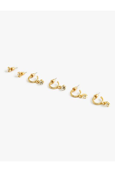 Koton Stone Detailed Earring Set