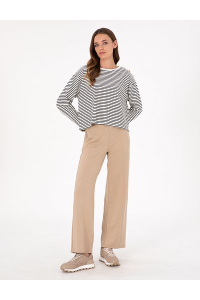 Pierre Cardin Beige Loose Fit Sweatpants 50300864 -Vr011