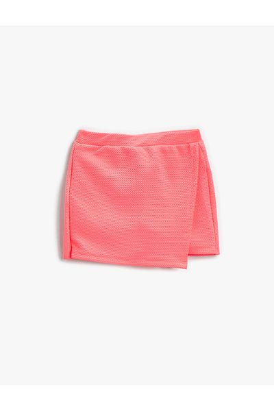 Koton Textured Basic Mini Short Skirt
