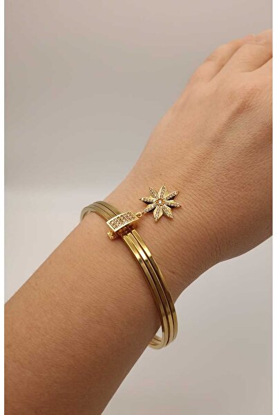 TLSMACCESORIES Charm Zirkon Taşlı Rüzgar Gülü Model