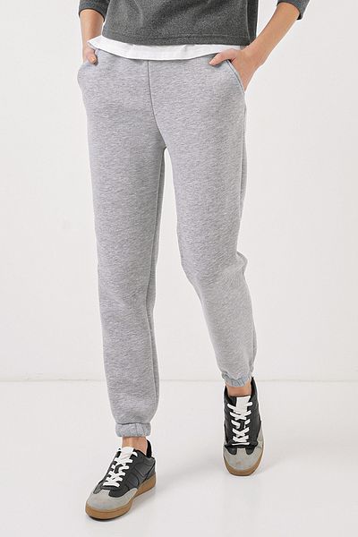 Bigdart Graue Jogginghose mit drei Fäden, Modell 55450