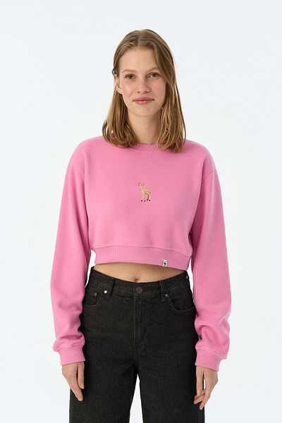WWF Market سويت شيرت Ceylan SuperSoft Lilac Crop