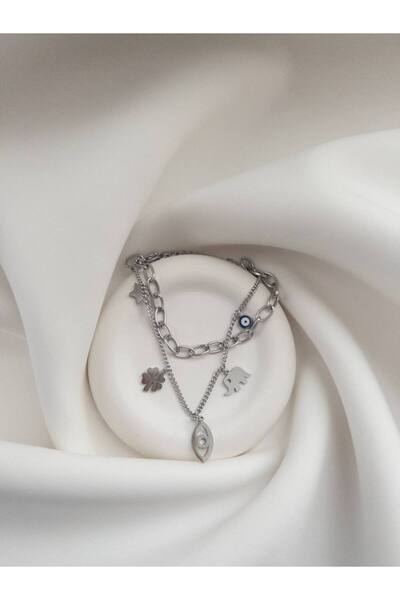 minnejewelry Charm Bracelet - Steel Chain Bracelet