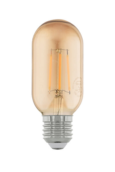 LED LAMP 4w 220v E27 Gemici Rustik Led Ampul T45-4 5'lİ Paket