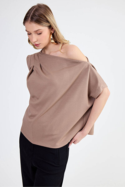 Vitrin Μπλούζα Modal One Shoulder από ύφασμα