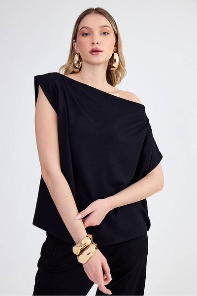Vitrin Μπλούζα Modal One Shoulder από ύφασμα