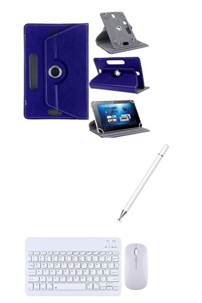 Nomker ZTE RedMagic Astra 9.06'' Uyumlu Kılıf Bluetooth Klavye Dokunmatik Kalem