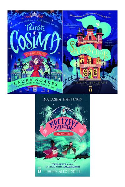 Genç Timaş 5.6.7. Sınıf Okuma Seti 3 Kitap Talihsiz Cosima-Şapkacılar-Mucizev...