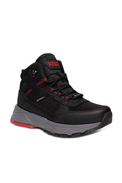 Wickers 2715 Siyah-Kmz Erkek Trekking Bot Ayakkabı