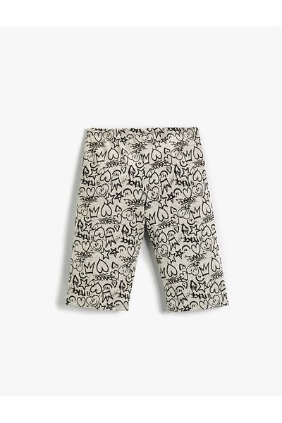 Koton Heart Printed Leggings