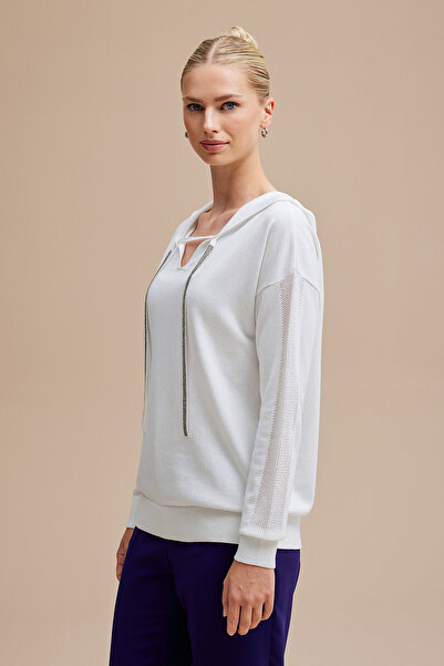 Naramaxx Kapüşonlu Triko Kazak