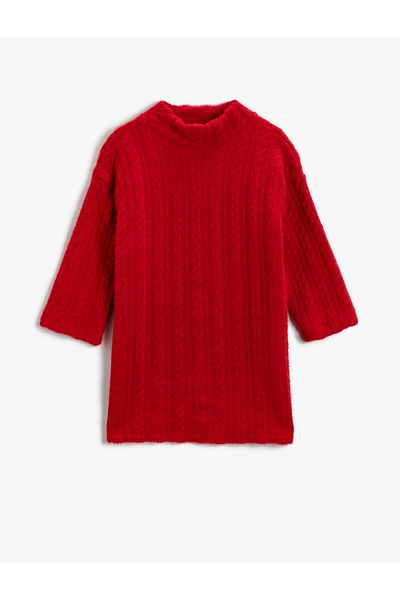 Koton Basic Half Turtleneck Dress