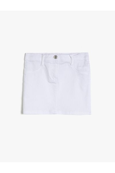 Koton Kids Mini Skirt Zippered