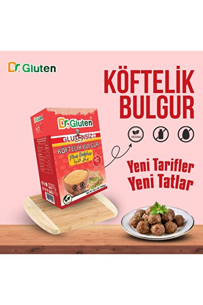 Dr.Gluten Glutensiz Köftelik Bulgur 1 Kg Fine Bulghur 1000gr