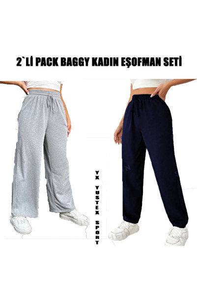 yx yustex sport Set de trening pentru femei, cu talie înaltă, largi și suprad...