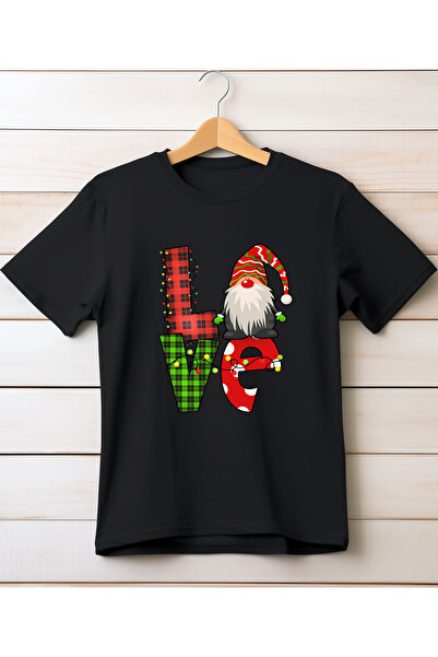 ASELİNDA Anul Nou, Crăciun, tricou alb cu gât rotund și imprimeu cu tematică ...