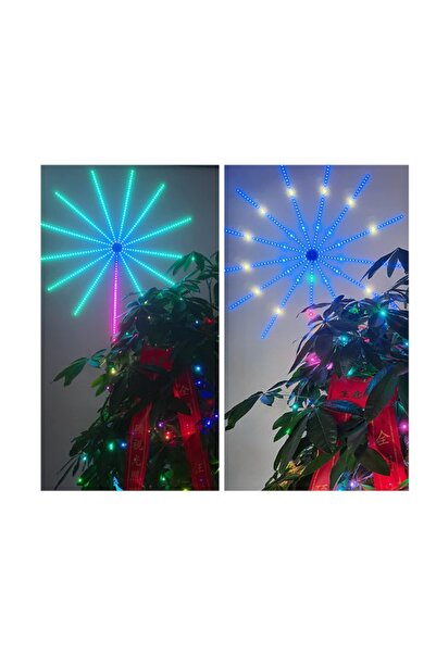 DeftHike Uzaktan Kumandalı Sese Duyarlı Gökkuşağı LED RGB Şerit Işıklar Sahne...