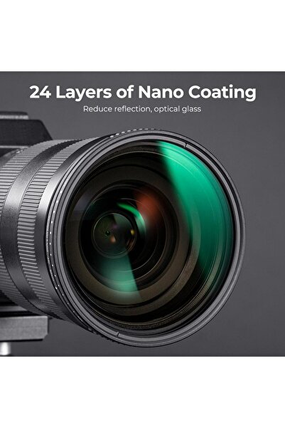 K&F CONCEPT K&F 77mm ND3-ND1000 Varıbale Nano-X ND Filtre / Ultra İnce