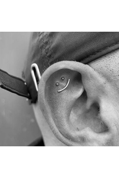 ELAY Yüksek Kalite Smile Piercing Tragus Conch Helix Flat