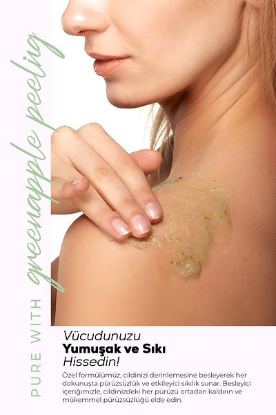 Purewith Shea Butter with Green Apple Extract - Body Peeling, Nourishing and Purifying |   280g