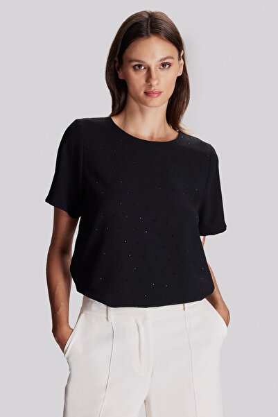 Naramaxx Taş Baskılı Yarım Kollu Bluz