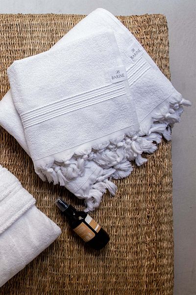 Barine Λευκή πετσέτα Merlin Cotton - 50x90