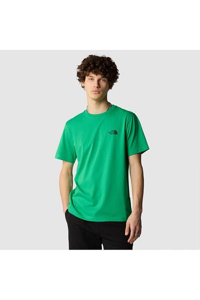 THE NORTH FACE Ανδρικό μπλουζάκι με πράσινη στρογγυλή λαιμόκοψη