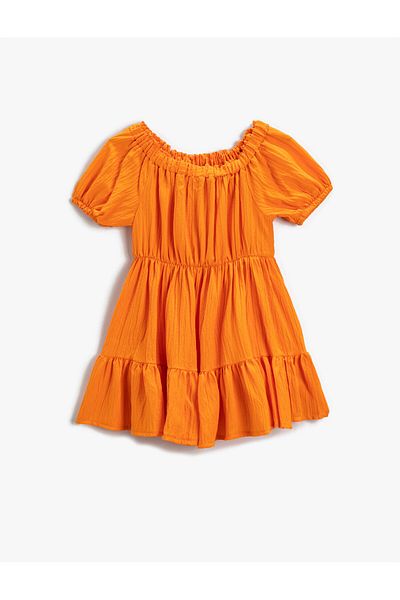 Koton Φόρεμα Balloon Sleeve Midi Flounce