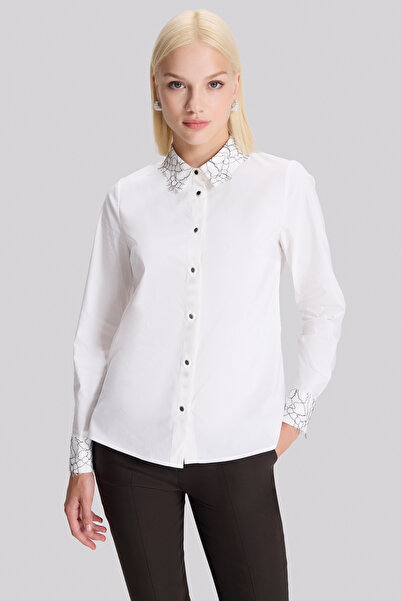 Naramaxx Yakası Dantel Detaylı Gömlek